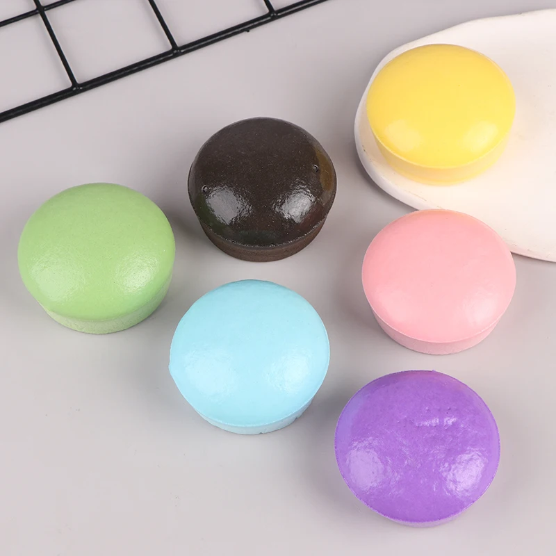 Color Cake Slow Rebound Pinch Decompression Vent Toy Mini Squishy Slow Rising Pinch Le Stress Relief Toy