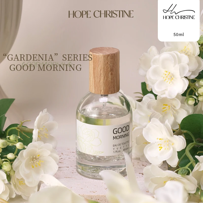 Perfume Floral Fresco de Gardenia Pura para Mujer, Aroma Elegante y Suave, Fragancia para el Día a Día