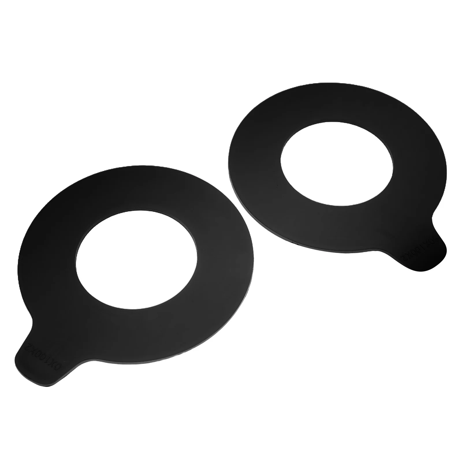 

2pcs Rubber Spacer Washer For Excavator Bucket Pin Shim Anti-Vibration Pads Construction Machinery Replacement Round Flat Gasket