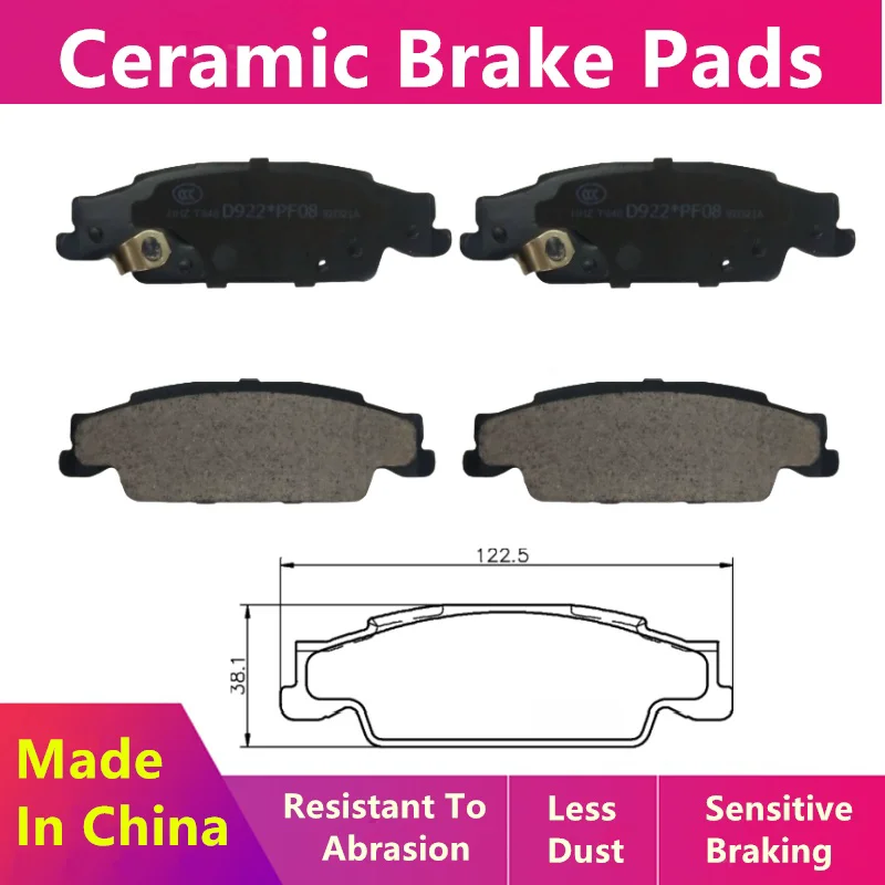 Rear Brake Pads-55009 Cadillac Cts (1st Generation) (2002-2008) Auto Parts 89060217 89060372