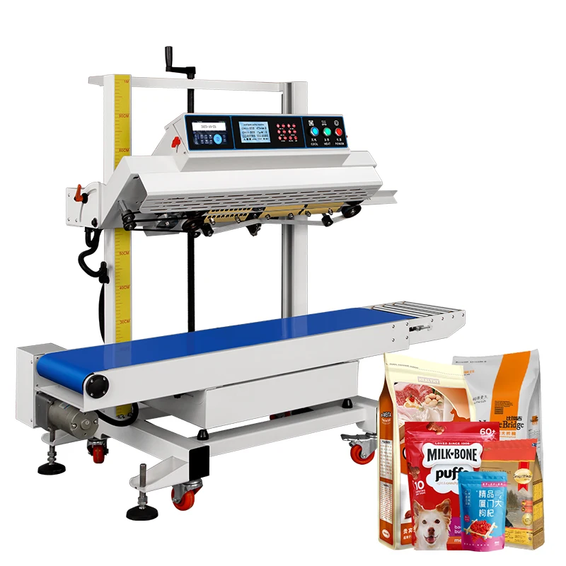 Industry's first multi-functional sealing machine: vertical/horizontal dual-purpose, adjustable height, date printing 5 in 1