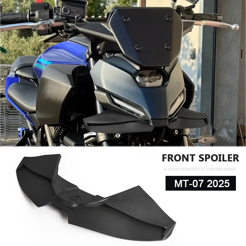 

New For YAMAHA MT-07 MT 07 mt07 2025 Downforce Naked Front Spoiler Aerodynamic Wing Deflector Motorcycle Accessories
