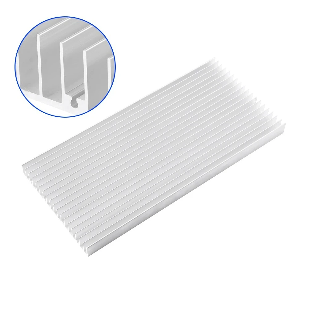 1PC Aluminum Heatsink LED Heat Sink Heatsink Aluminum Heat Sink 300*140*20MM Cooling Heatsink for High Power LED Light Cooler