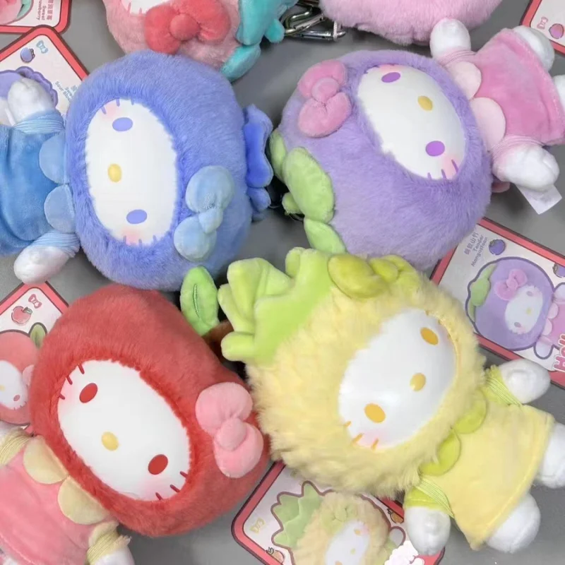 حقيقي مرحبا كيتي الفاكهة الجنة صندوق أعمى هدية عيد ميلاد هدية للأطفال والفتيات سطح المكتب الديكور جمع اللعب