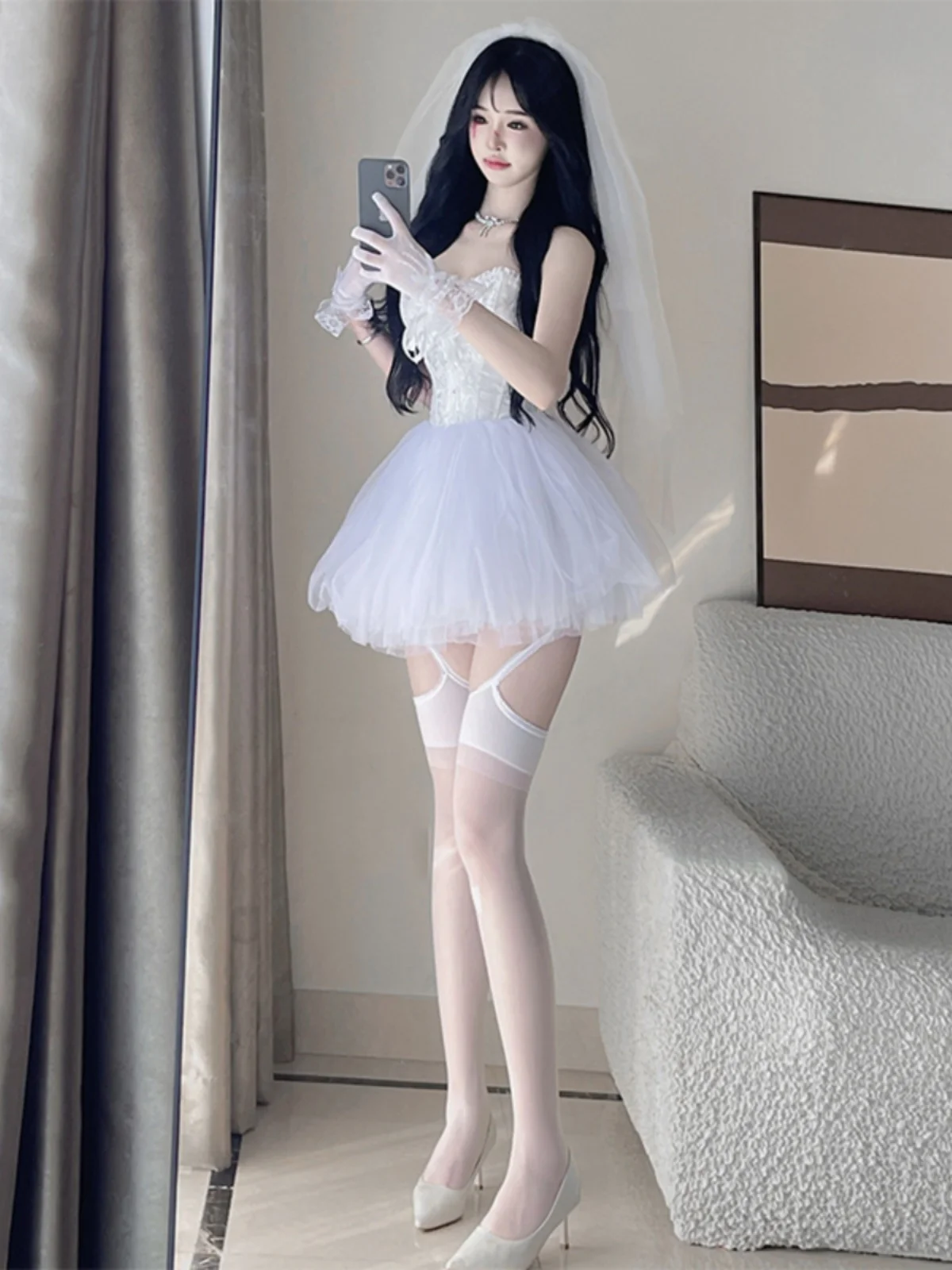 

Сексуальный костюм на Хэллоуин Pure Desire, женская ор-юбка orm, ролевая игра, клубная девушка, косплей, наряд, материал полиэстера