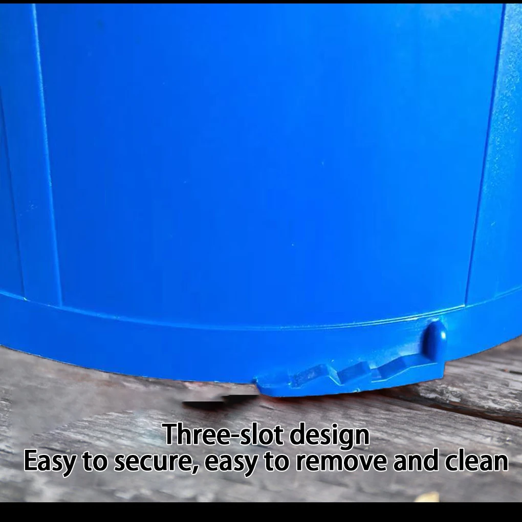 وحدة تغذية طيور الدجاج مع غطاء تمنع الانسكاب وحدة تغذية أوتوماتيكية 11 منفذًا مقاومة للانسكاب وحدة تغذية الطيور للحمام والدجاج والبط #5