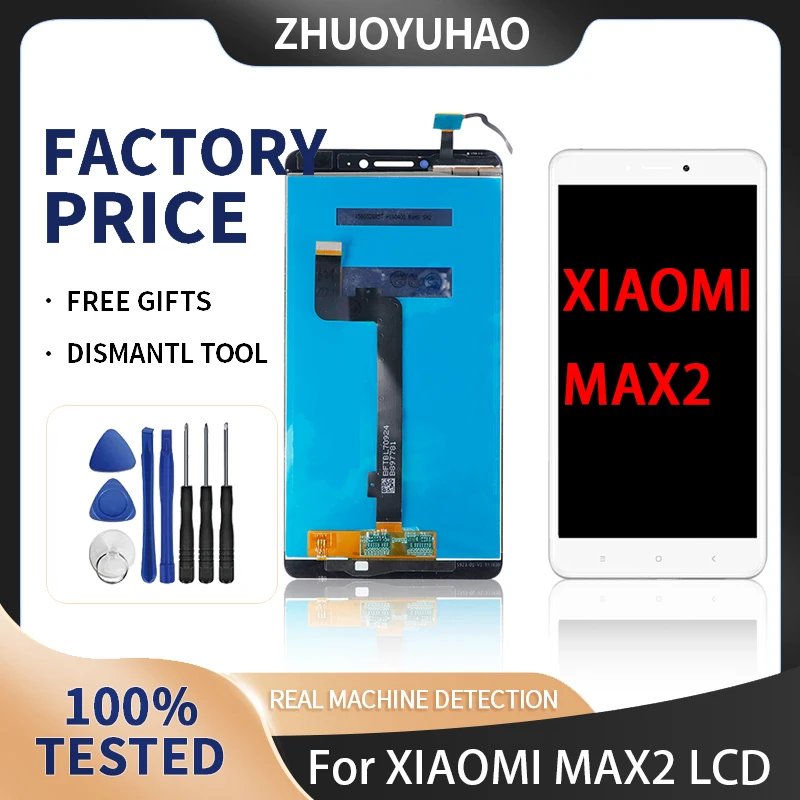 6.44\'\' LCD Display For XIAOMI MAX 2 LCD Replacement Display Touch Screen  For XIAOMI MAX/MAX 2 LCD Screen Digitizer Assembly