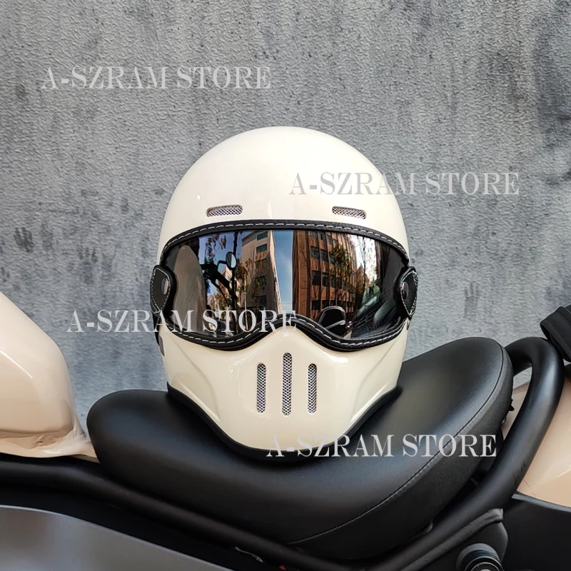 

Motorcycle FBR Full Face Retro Helmet Tokyo Style Motorcycle Casco Moto Japan TT Helmets Fiberglass Capacete