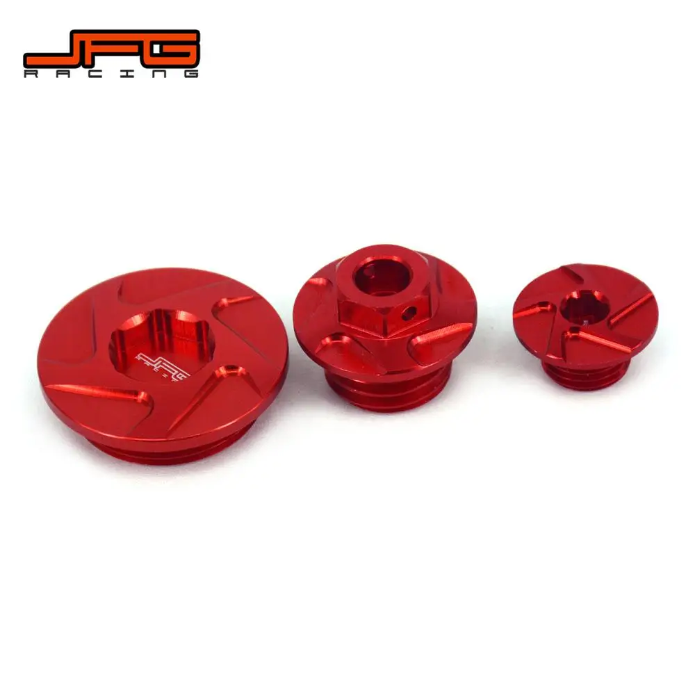 Engine Timing Oli Filter Cover Plugs Screw Bolts Set CNC For HONDA CRF150R CRF250R CRF450R CRF450X Super Cub 125 CA125A ABS Bike