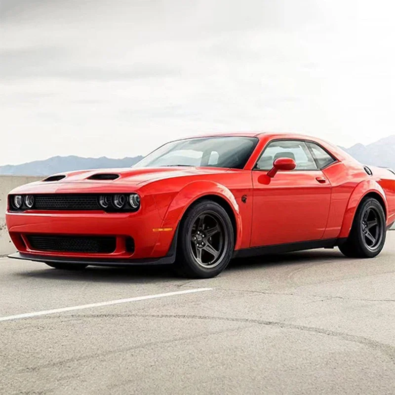 2015 Aksesori Mobil kap mesin alumunium gaya Hellcat untuk Dodge Challenger 2015-2023