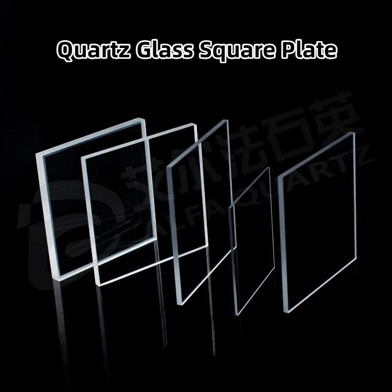 1Pcs Side Length 70-100mm JGS 2 Quartz Glass Square Plate High Transmittance For Lab Optical Analysis Micobial Observation