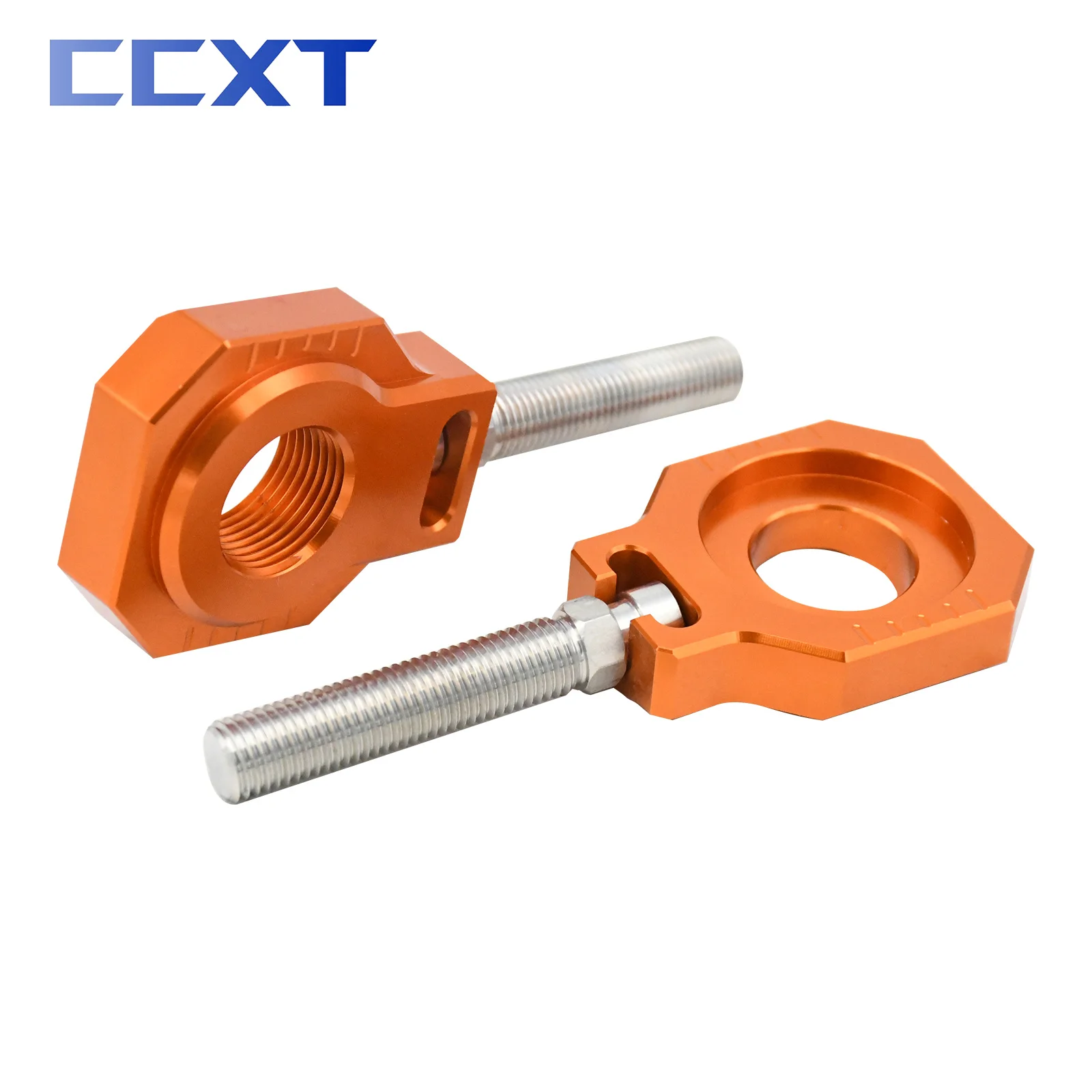 Motorcycle CNC 20mm Rear Axle Blocks Chain Adjuster Block For KTM SX SXF XC XCF XCW EXC EXCF 125-530 For Husqvarna TC 85 125 250