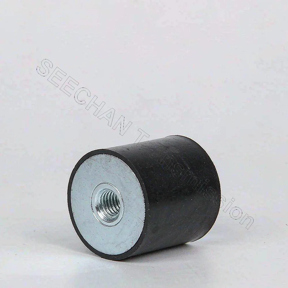 Rubber Shock Absorber Feet M4 M5 M6 M8 M10 M12 Female Thread Anti Vibration Isolator Pad for Machine Motor Compressor