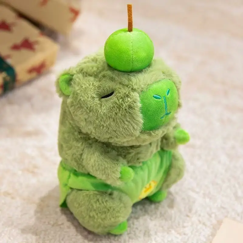 

Latest mischievous fruit Kapibala Kawaii stuffed plush toys, figurines, cartoon anime cute children's birthday gifts, fun dolls