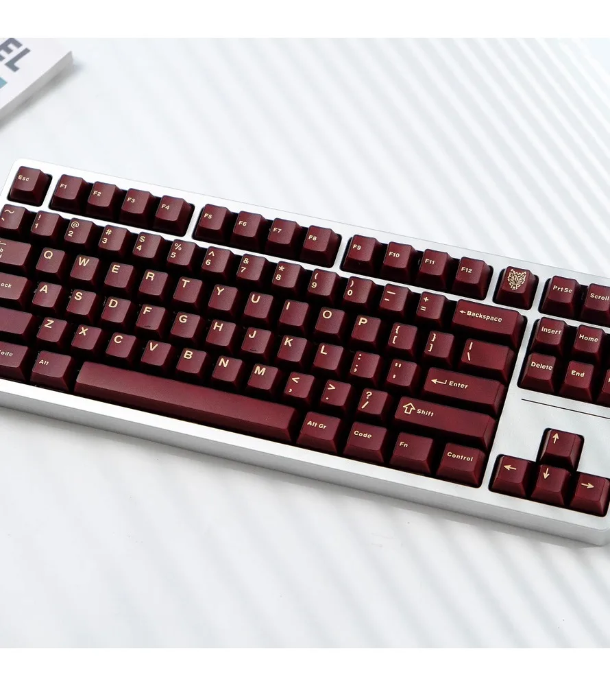 Keycaps Adapt to 61/87/75 Keyboard [Boxed] Original height ABS two colors