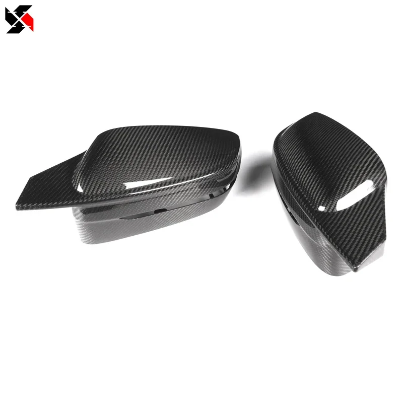 2 Pecies Real Dry Carbon Fiber Mirror Covers Cap For BMW G20 G28 G22 G23 G26 G42 LHD Car Rear View Side Door Case Replacement