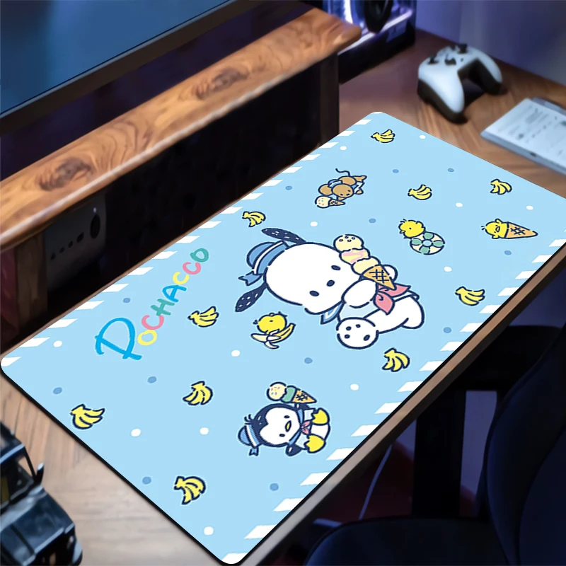 Mouse Pad Pochacco Gamer PC Computer Designed specifically HD Print Desk mat Keyboard Anime Gaming Accessories Mousepad Carpet