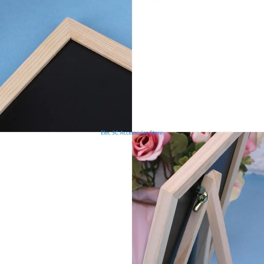 Y51A الخشب منضدية السبورة مزدوجة الوجهين السبورة رسالة مجلس الأطفال لعبة أطفال