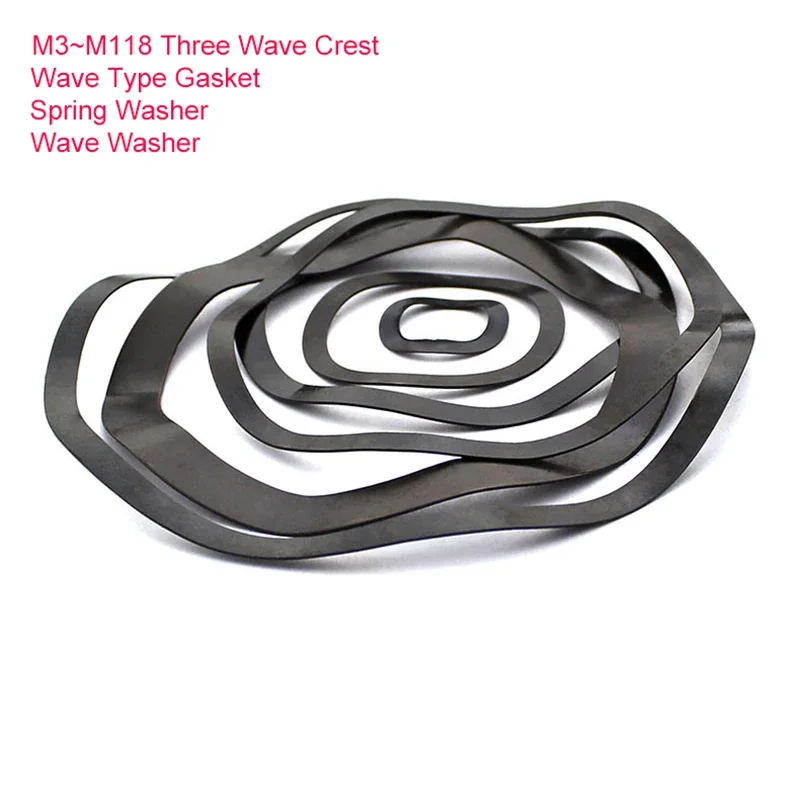 

Three Wave Crest / Wave Type Gasket / Spring Washer / Wave Washer M3 M4 M5 M6 M8 M10 M12 M14 M16 M19 M21 M24 M27-M118