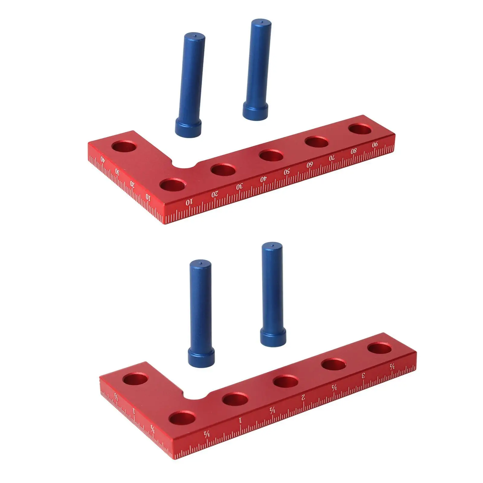 

Mini Small Square Center Finder Tool Lightweight Include 2 Pins for Measuring