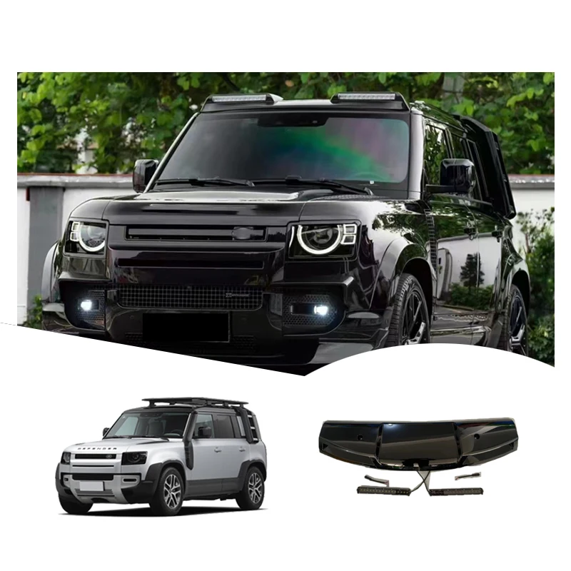 Roof Top Light Bar Front spoiler Mount Direct For land rover defender Work Light roof 2020 2021 2022 2023
