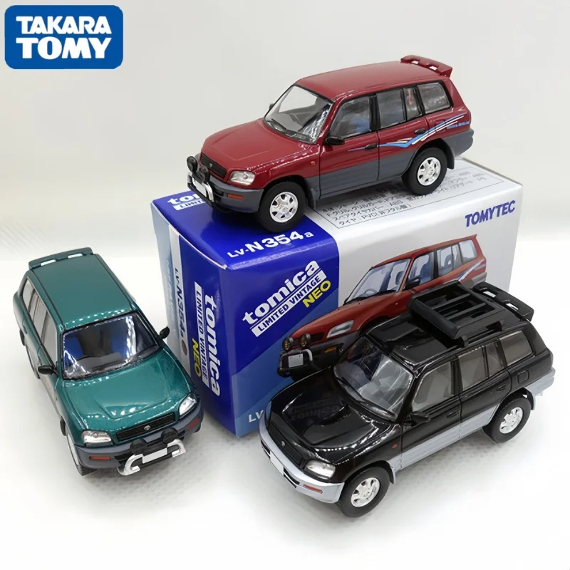 

TAKARA TOMY TOMYTEC TLV 1/64 LV-N354b Toyota RAV4L V95 Model Alloy Motor Vehicle Diecast Models Car Toy Collection Birthday Gift