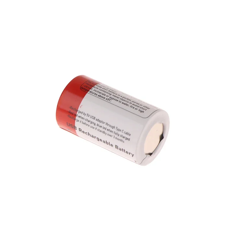 Sp-1 Printer Compatible, 3.7V CR2 Lithium, Rechargeable USB Battery with Type-C Cable