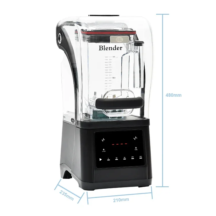 Liquidificador de gelo comercial resistente 2025 para cafeteria