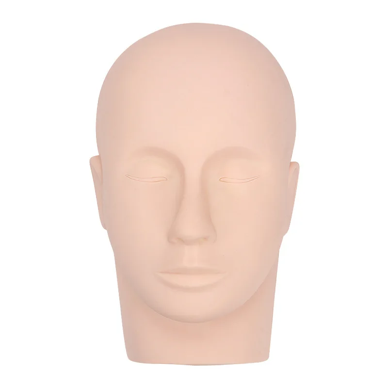 Training Mannequin Make Up Practice Flat Head Eye False Lashes Eyelash Extensions Practice Model Mannequin