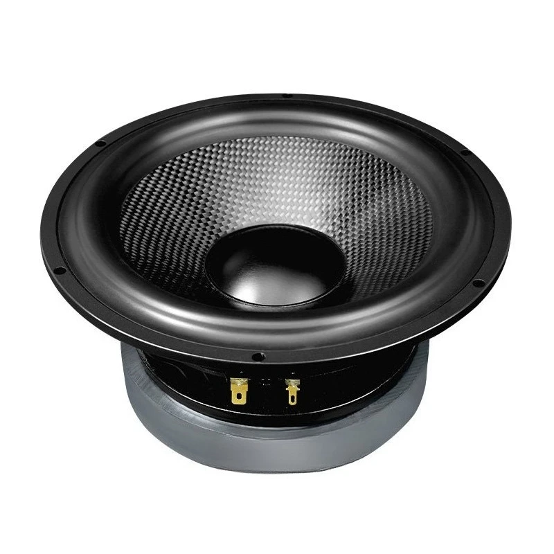 For Speaker High Quality Aluminum Frame Pure Carbon Fiber Household Bass Speaker