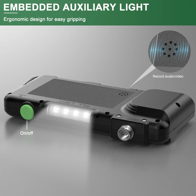 ENWOR 4.5-inch IPS Color Screen Endoscope Single&Dual Camera Waterproof Inspection Borescope Rigid Cable for Check Car 3.9mm 8mm