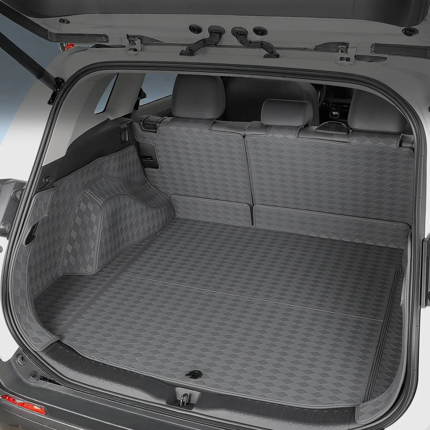 For Toyota RAV4 & Wildlander 2026 Car Trunk Mats Leather Durable Cargo Liner Special Dedicated Surrounded Carpets Accessories