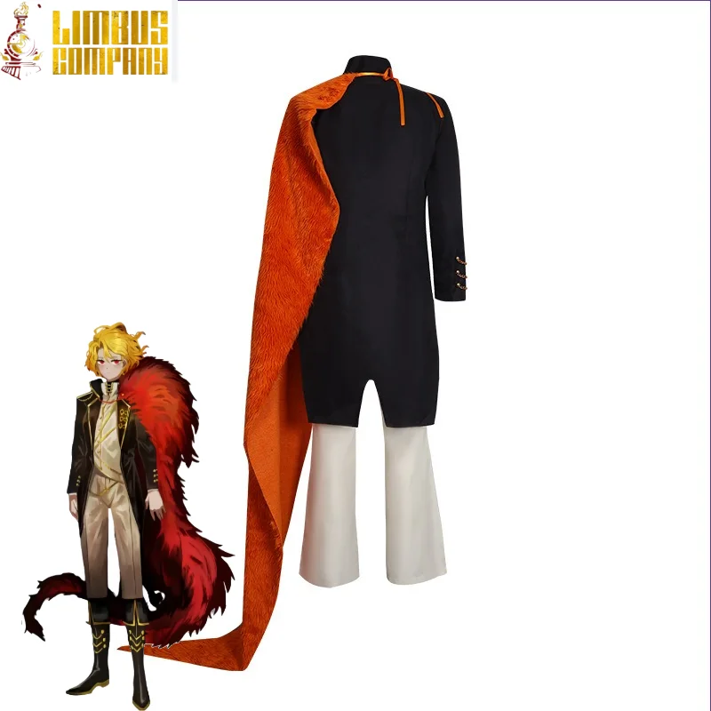 Limbus Company Sancho Cosplay Costume Set Game-Accurate Prince Style Battle Outfit with Cape Wig Set for Anime Game Cosplay view 5