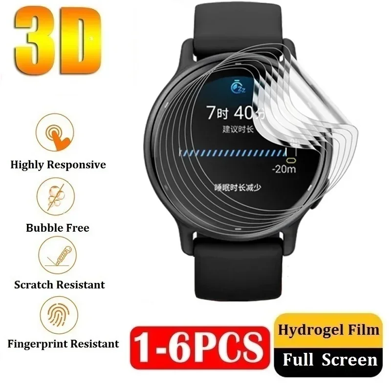 

For Garmin Vivoactive 5 4 4s 3 Screen Protector Protective Film for Garmin Vivoactive 5 4 4s 3 Hydrogel Film Foil