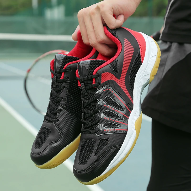 

High quality Men Table Tennis Shoes Women Light Weight Badminton Sneakers Luxury Volleyball Footwears