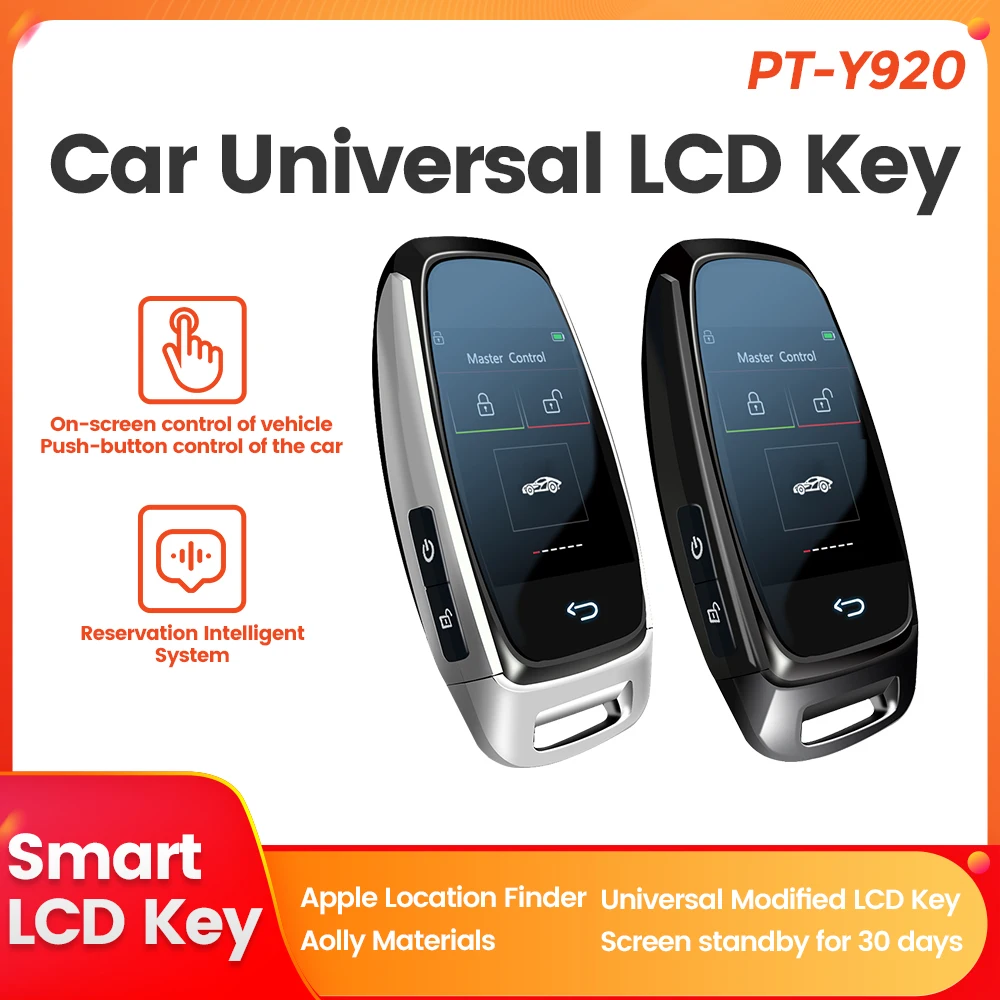 

CF920 IPS новый автомобильный универсальный ЖК-ключ дистанционного управления умный высококачественный модный автоматический замок без ключа для Peugeot/Mitsubishi/Skoda/Opel