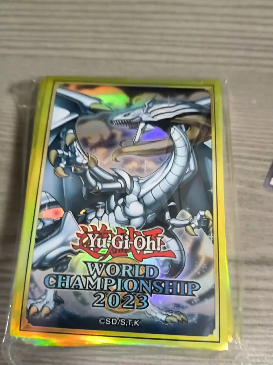 

100Pcs Yugioh Master Duel Monsters World Championship 2015 Legend Dragon Collection Official Sealed Card Protector Sleeves