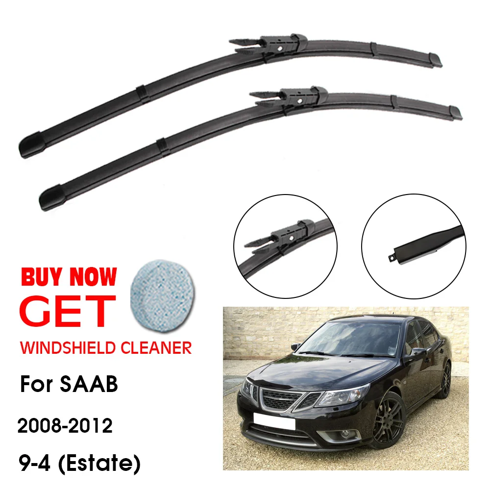 

Car Wiper For SAAB 9-4 (Estate) 23"+23" 2008-2012 Front Window Washer Windscreen Windshield Wipers Blades Accessories