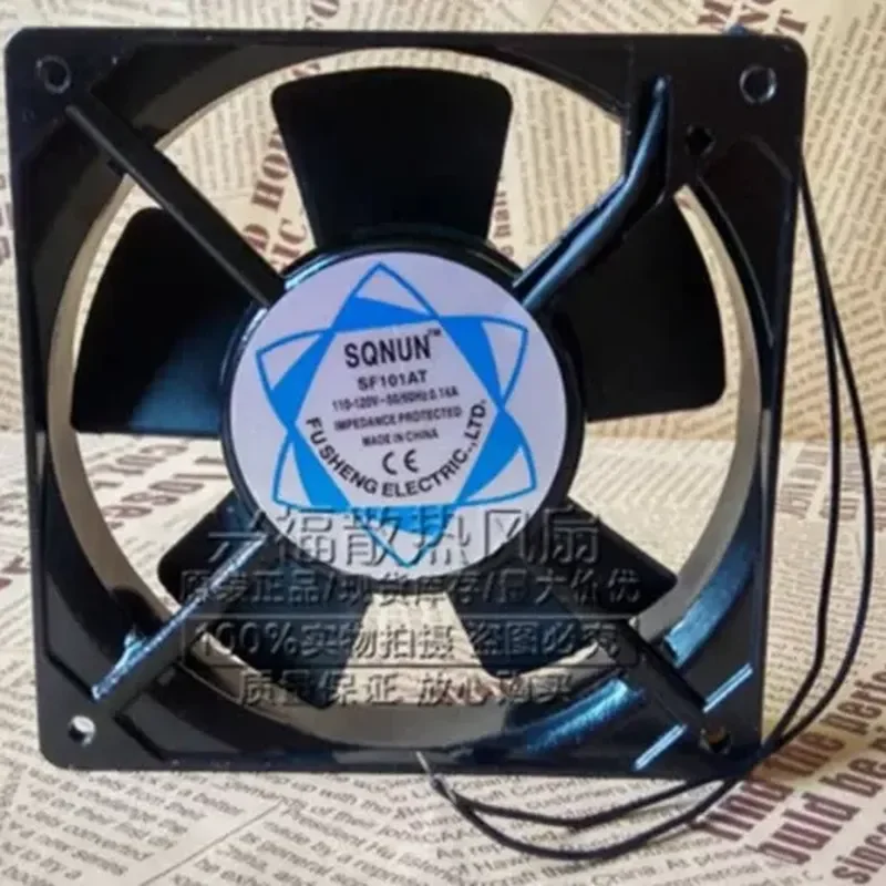 for SF101AT 12cm 2-Wire Cooling Fan 110-120V 220-240V 0.14A Original Genuine Taiwan Imported