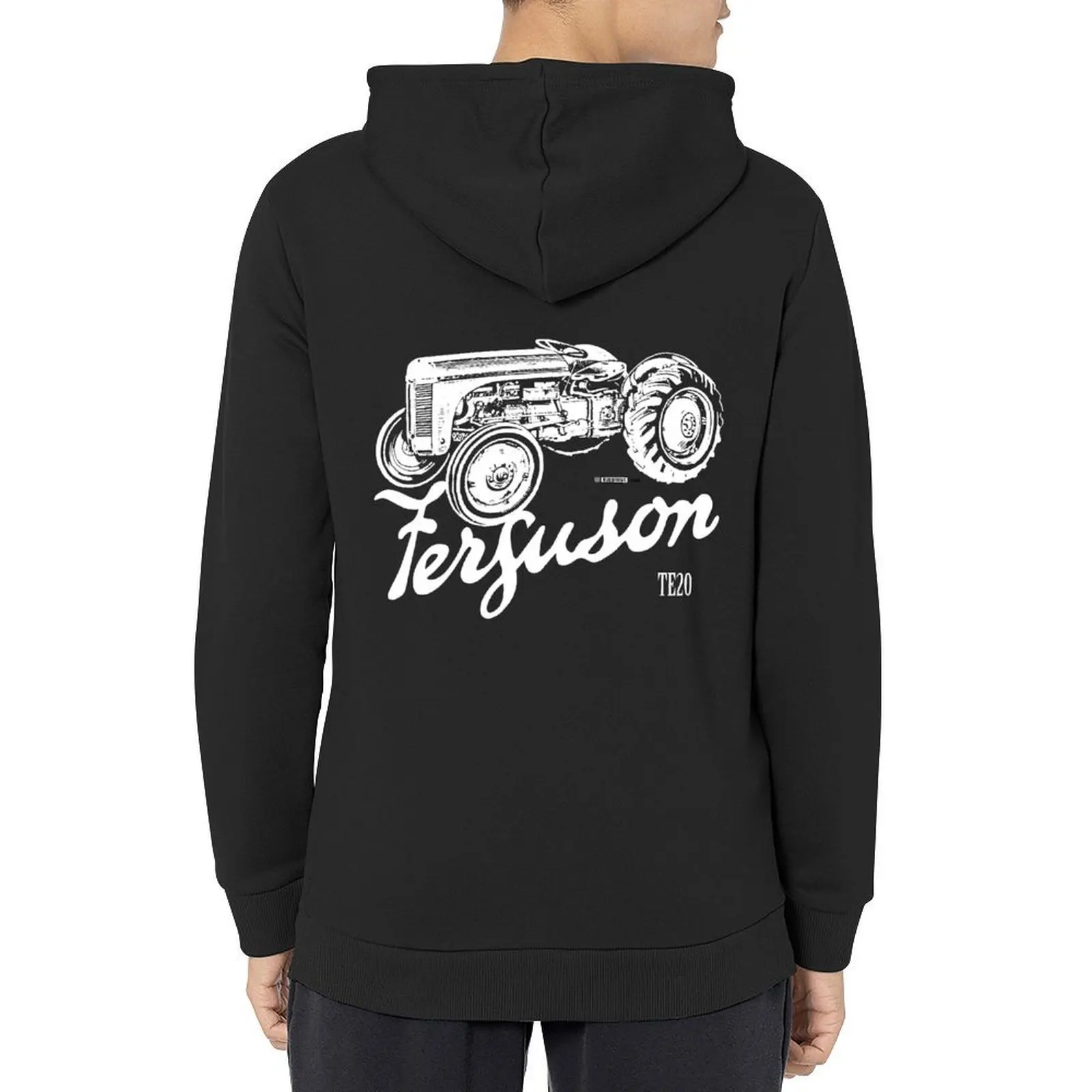 

Classic Ferguson TE20 script and illustration Hoodie japanese style hooded shirt male clothes new in hoodies
