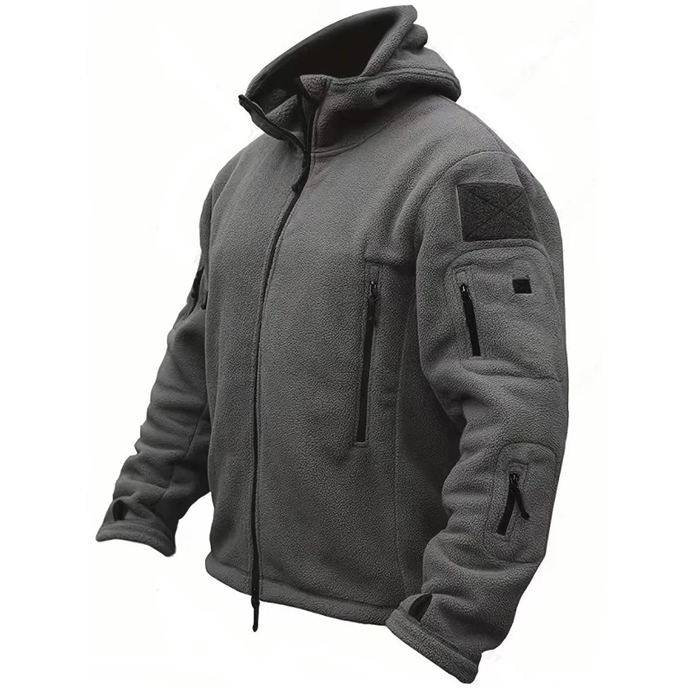 

Men US Military Winter Thermal Fleece Tactical Jacket Outdoors Sports Hooded Coat Militar Softshell Hiking Outdoor Army Jackets