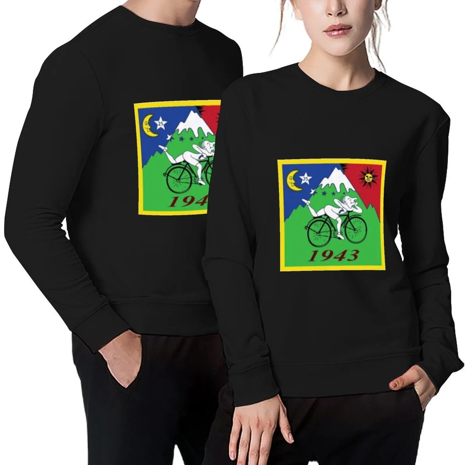 

Bike Trip 1943 Lsd Acid Dr Albert Hofmann T Pullover autumn blouse autumn jacket men men's autumn clothes men's sweatshirts