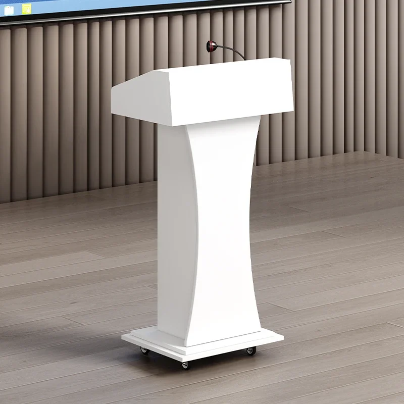 

Подставка для стойки регистрации для клиники, подставка для лекций, конференц-зал, деревянный речевой учебный стол, утолщенная настольная офисная мебель, роскошная