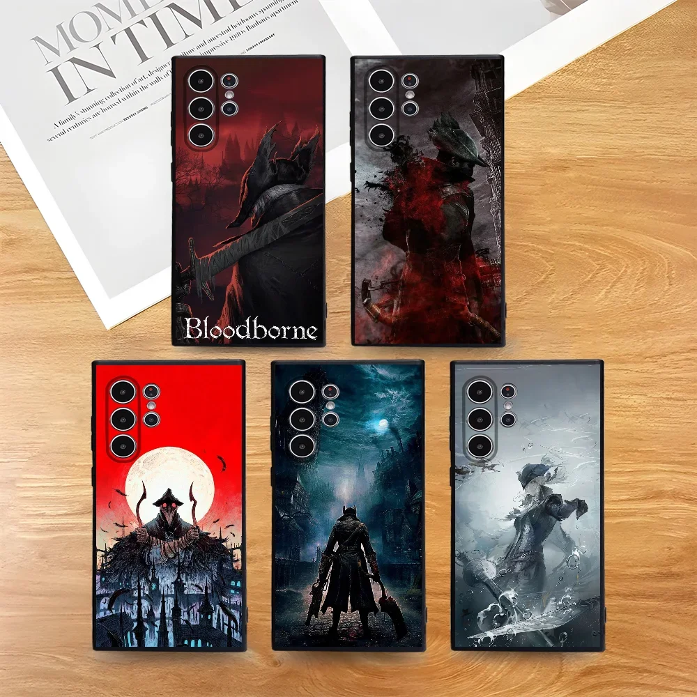 B-Bloodborn Game Anime Handyhülle für Samsung S Serie S21 S22 S23 S24 S25 FE Plus Ultra TPU Weich bis hautfreundliche Hülle