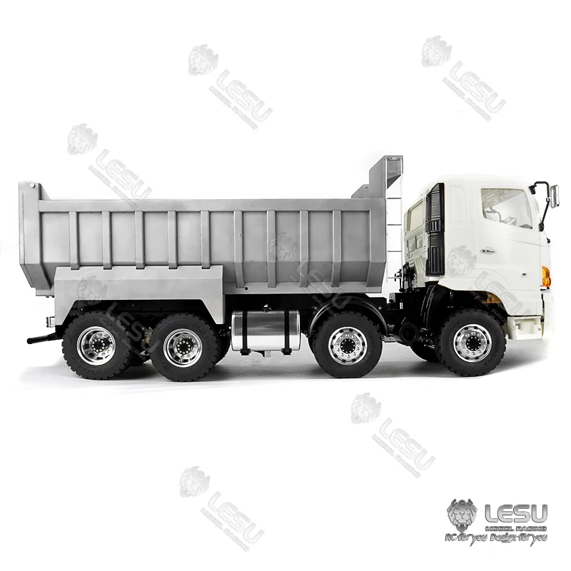 

LESU 1/14 8X8 металлический гидравлический самосвал RC грузовик ESC моторные огни звук для DIY Tamiyay игрушки с дистанционным управлением самосвал Th15856