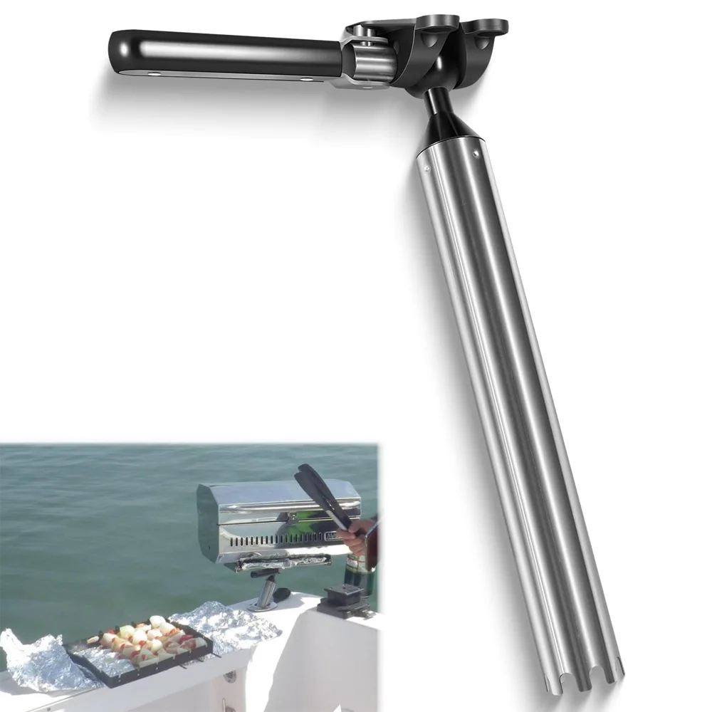 Grill Mount Rod Holder Mount for Magma Marine Rectangular Grills/Single Mounting Bait/Filet Tables/Boat Cutting Board Fishing