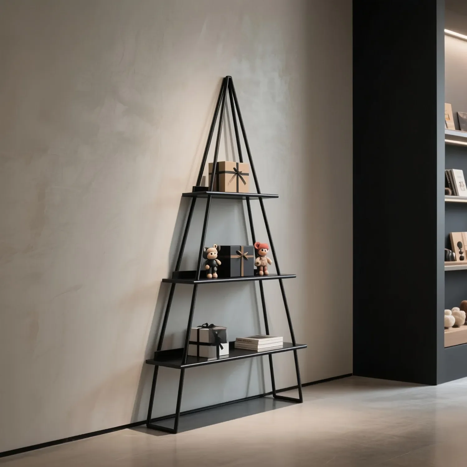 Irregular shoe display rack for trendy clothing stores, floor-standing bag display, multi-layer bag display rack