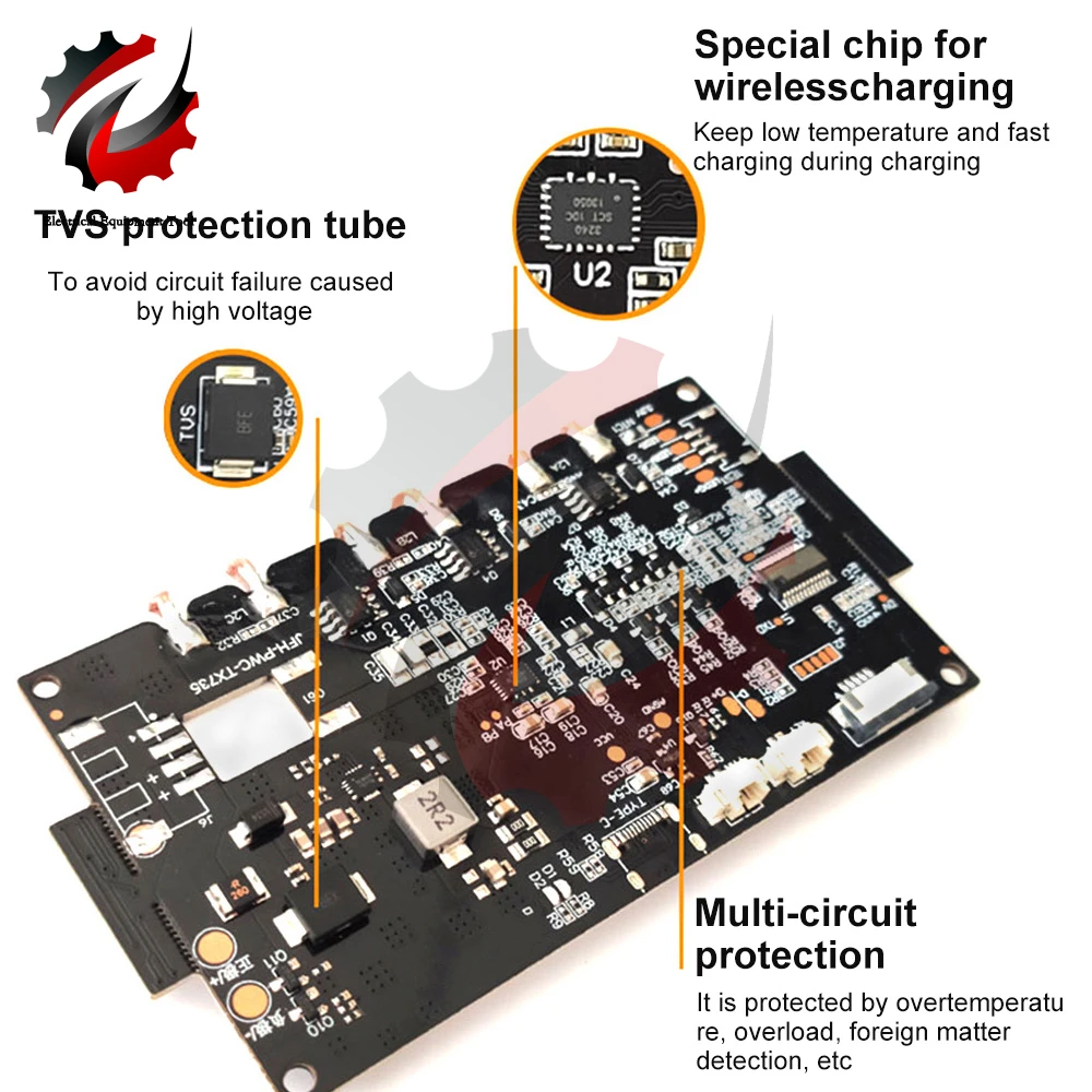 20W High Power 12V Fast Charging Wireless Charger Transmitter Module Universal 9-32V Wireless Charging Modules For QI Car Power