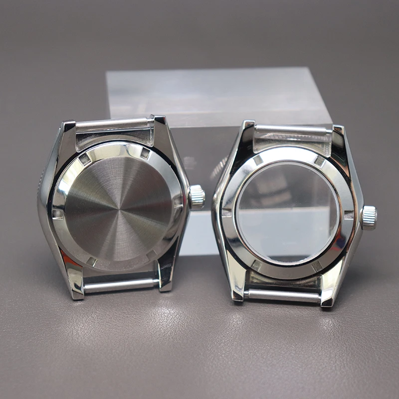 40.5MM Luxury SPB143J1/SPB253J1 Watch Case Sapphire Glass For NH34 NH35 NH36/38 Movement Black Tiger Whale Mod Parts 28.5mm Dial