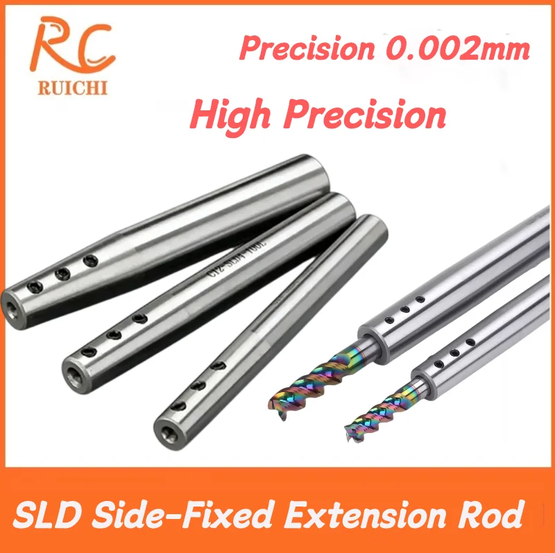 SLD Side-Fixed Extension Rod Anti-Seismic Deep Hole Small Straight Shank C8C10C12 Tool Holder for Precision Machining